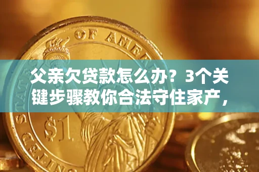武汉父亲欠贷款怎么办？3个关键步骤教你合法守住家产，别再傻傻替还了！