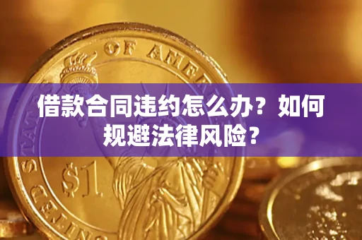 武汉借款合同违约怎么办？如何规避法律风险？